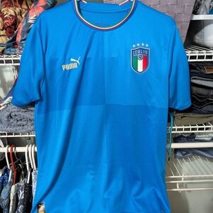 Puma Azure Italy Football Shirt